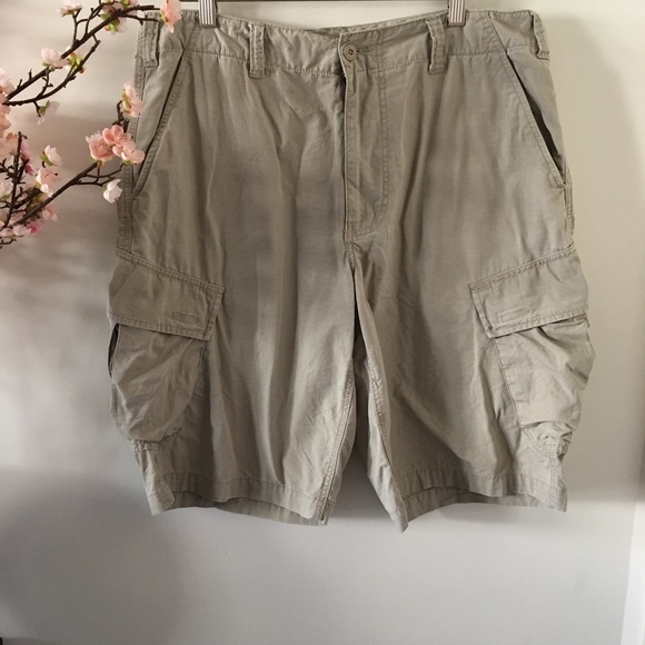 Dkny Other - Vintage DKNY Jeans Men’s Tan Cargo Shorts Size 34